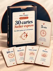 Aperçu des 30 cartes Atelier express
